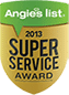 Angie's List 2013 Super Service Award